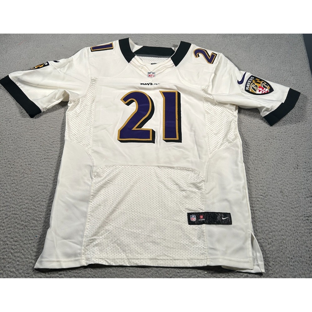 Nike Baltimore Ravens #21 White/Purple Football Jersey